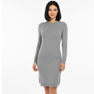 The Sea Bleu Women Gray 100% Cashmere Dress M